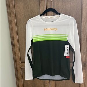 Saucony Endorphin Elite Long Sleeve High Performance Running Shirt. Brand New